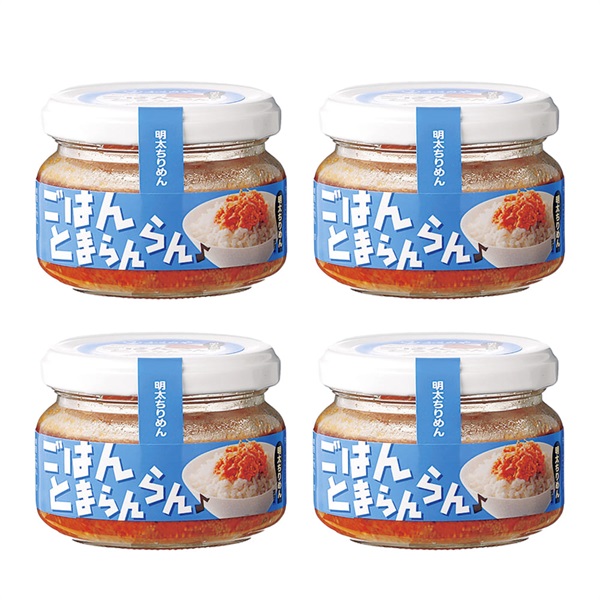 【選べる】まとめ買い！ふくや ごはんとまらんらん 70g パパパ TARAKO 70g 瓶タイプ セット(ちりめん明太×4)