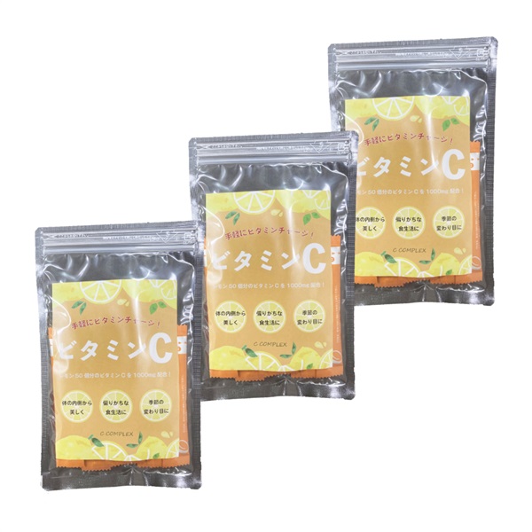 お得な3個セット！】ビタミンC 10包パック | 【まるお商店】美容商品や医薬品、食品や雑貨などの総合通販サイト